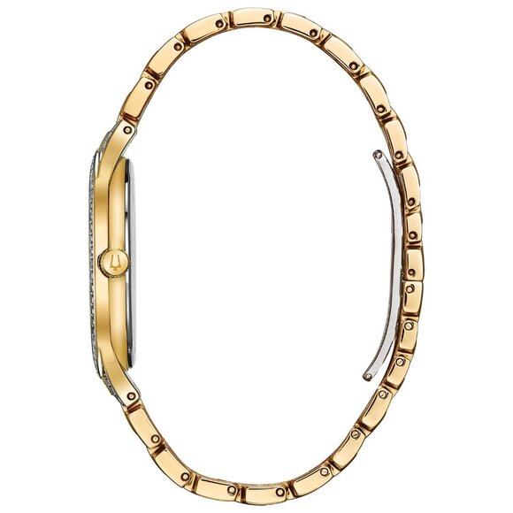 Bulova Men's Phantom Crystal-Accent Two-Tone Stainless Steel Bracelet Watch 40mm - Picture 3 of 5